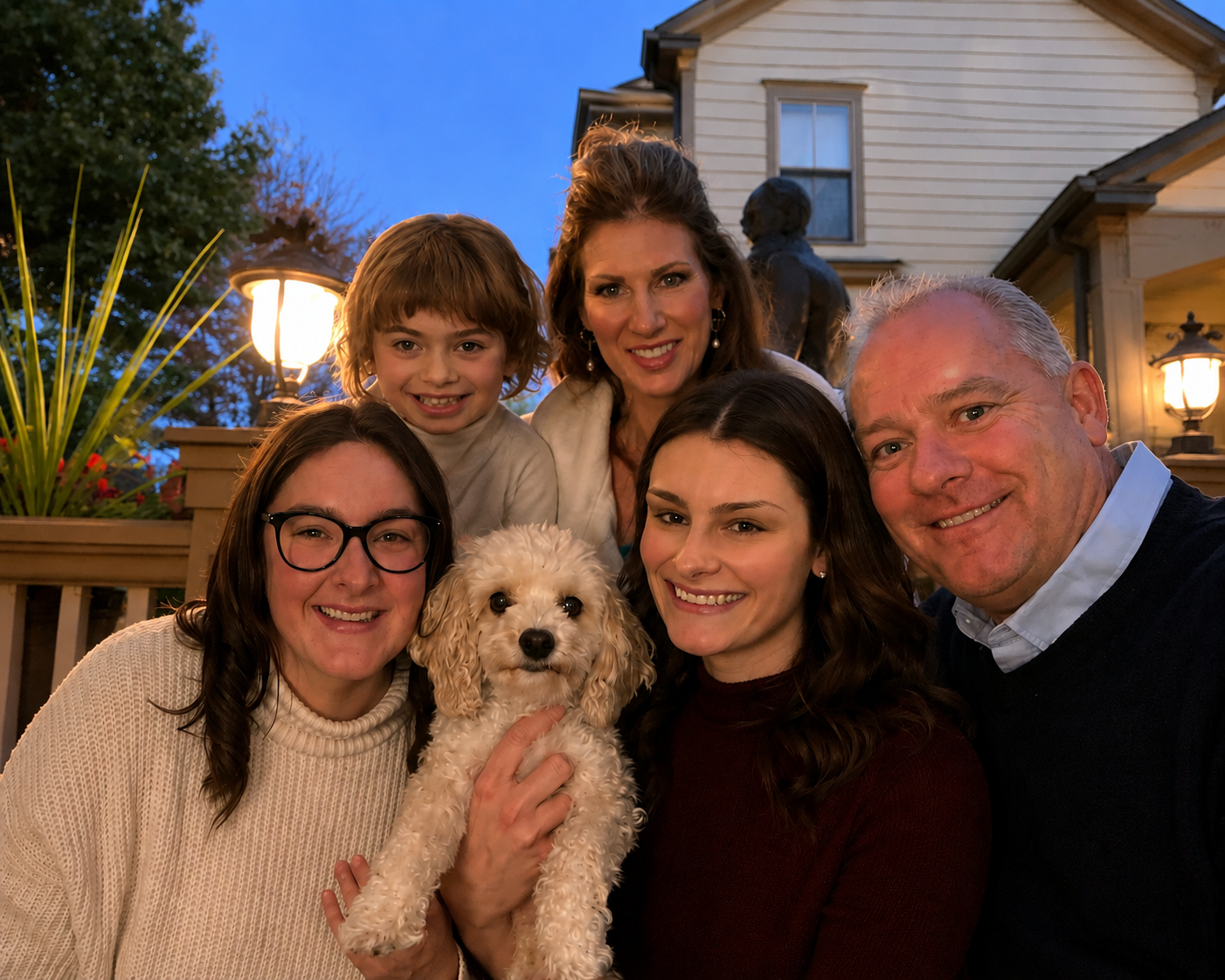 Allen McKay with his family